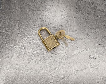 10 Pack Gold Mini Padlock With Key-small Locket for Box-miniature