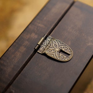 Decorative Metal Latch 53х26mm, Elegant Lock for Jewelry and Gift Boxes, Ornate Cabinet Hardware, Furniture Latch, and Box Clasp