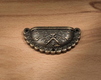Small Victorian Handles for Dressers and Vintage Decor / Decorative Cabinet / Sleek Metal Pulls for Cabinets, Trunks, and Furniture