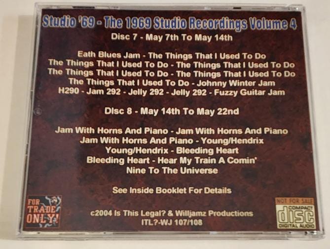 Jimi Hendrix: 1969 Complete Studio Recordings Vol. 1-8 - Feb 11