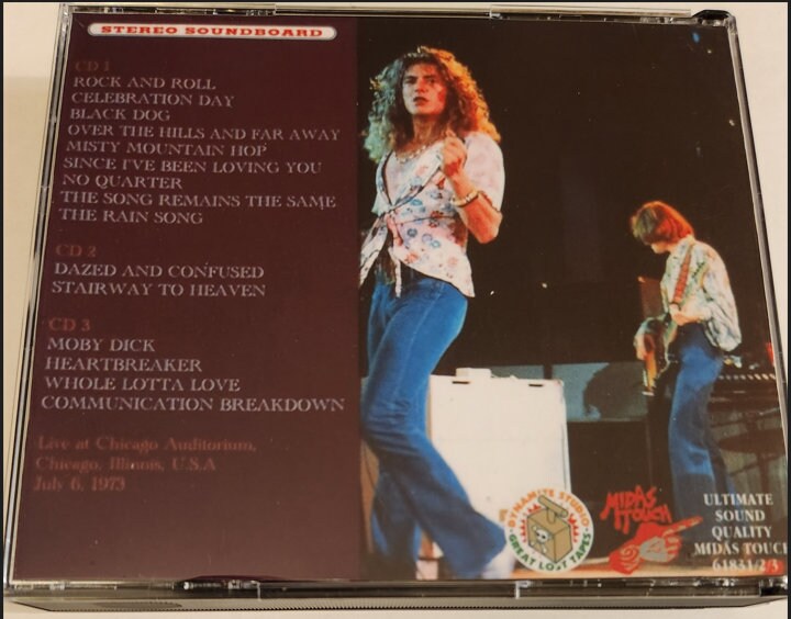 洋楽 LED ZEPPELIN/ SECOND CITY SHOWDOWN/ 1973 LED ZEPPELIN - SECOND CITY SHOWDOWN ( LIVE 1973 ) / COLLECTORS