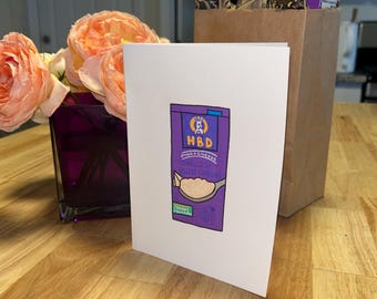 Handmade Annie's Macaroni and Cheese Birthday Card