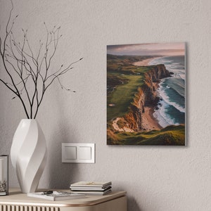 Arte de campo de golf, regalo de golf, regalo de golf para él, arte de pared, golf, lienzo de golf, arte en lienzo, arte sobre lienzo, arte de golf, campo de golf