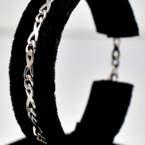 Infinite Chain Bracelet in Sterling Silver 925