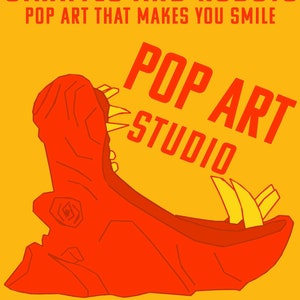 Providence Orange POP Art Print by Giraffes and Robots 画像 9