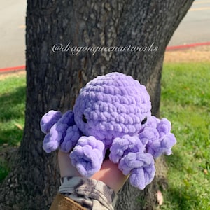 Purple Octopus Crochet Plushie | Cute Plushie