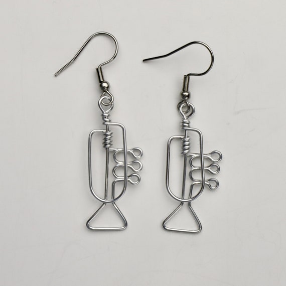 Trumpet earrings deals