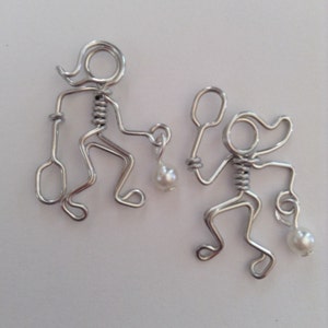 Tennis Player Earrings image 1