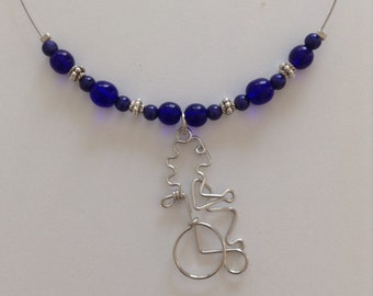 Woman in Wheelchair Necklace