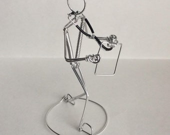 Decoración independiente de médico o enfermera, adorno de escritorio, regalo personalizado que se puede personalizar