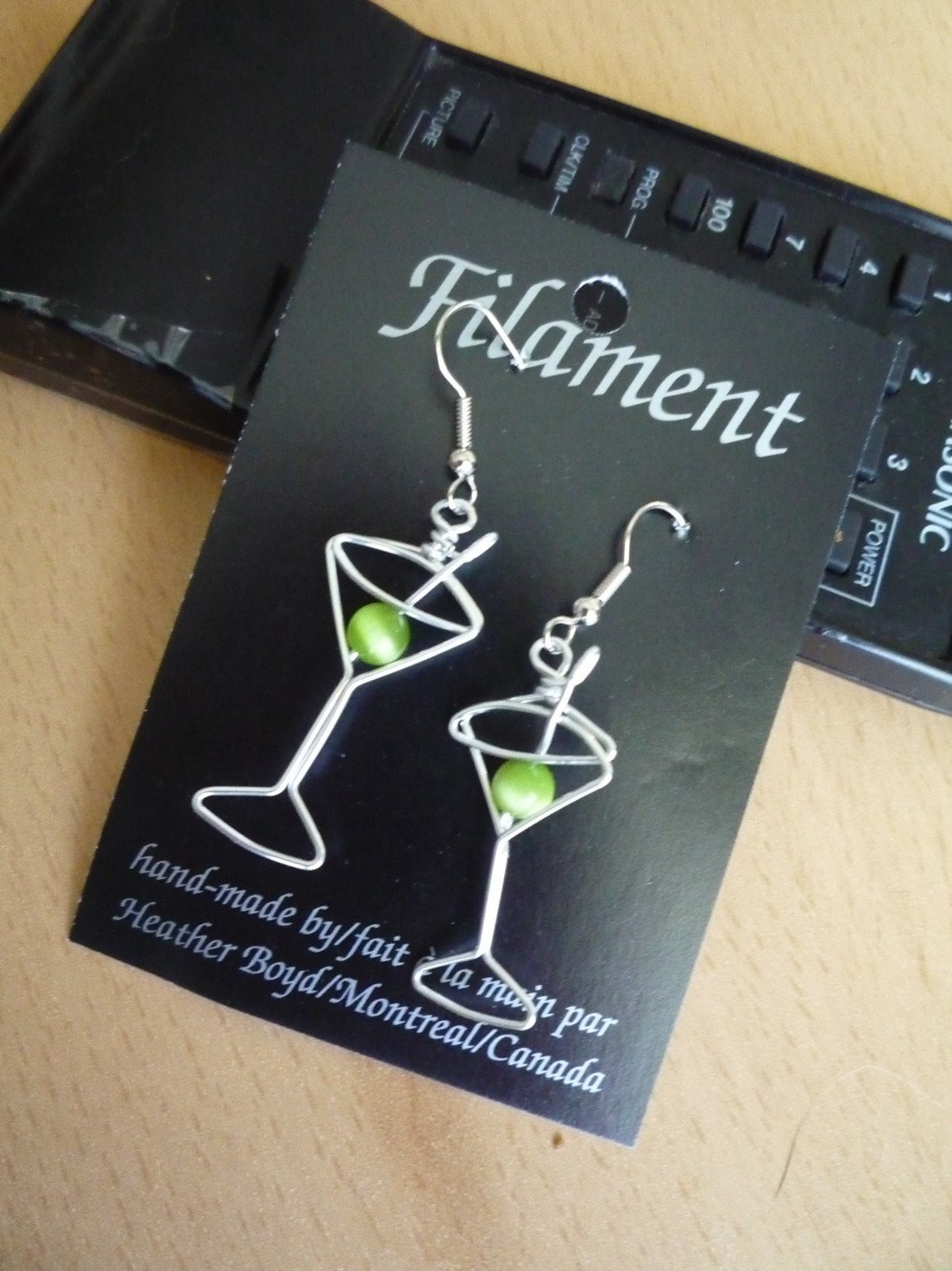 Martini Glass Earrings Unique Gift for Bartenders Etsy