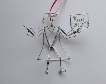 Graduation Christmas Tree Ornament or Freestanding Decoration