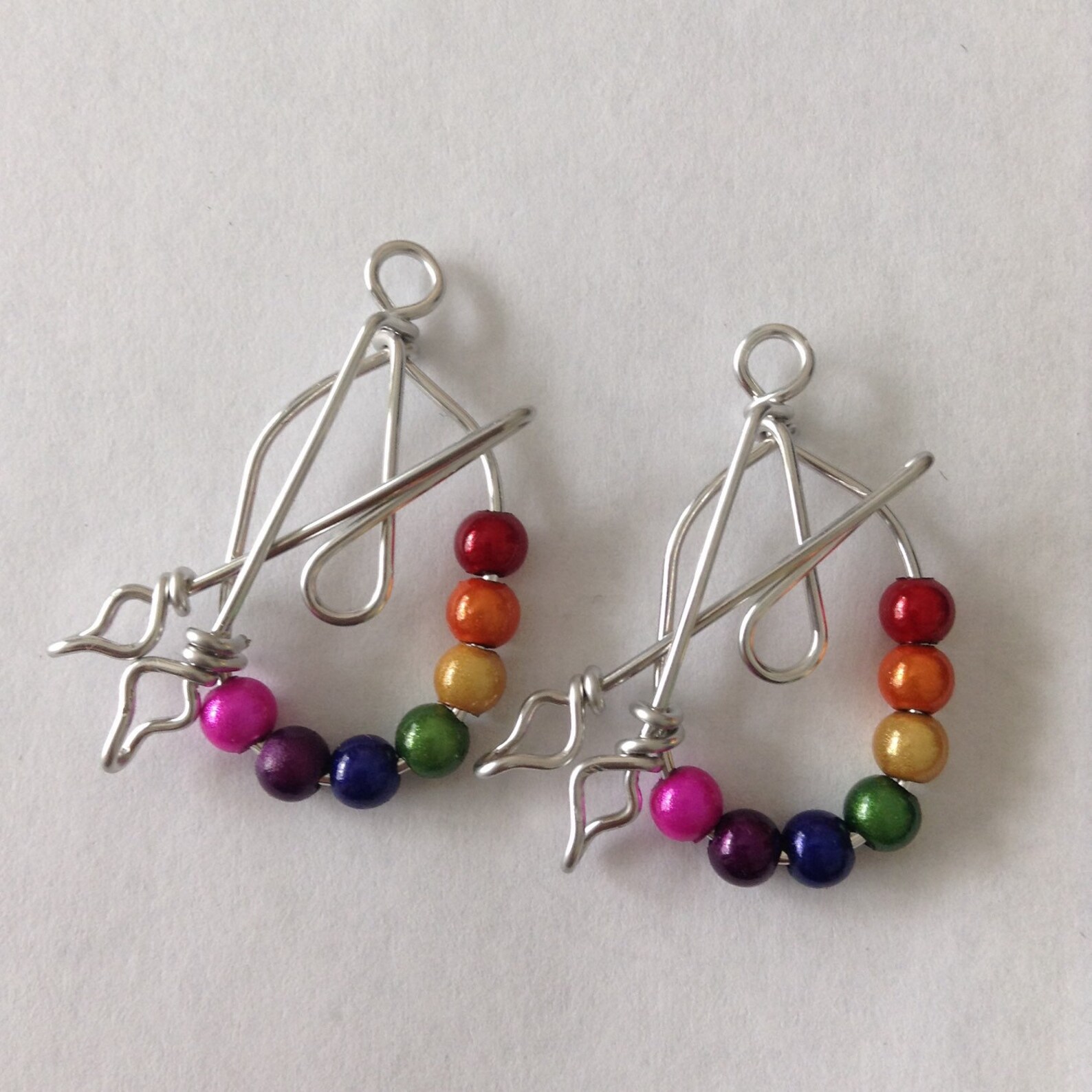 Painter's Palette Earrings // Gift for Artists Etsy