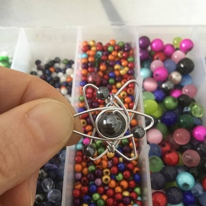 Atom Earrings // Big Bang Theory // Geek Gifts image 2