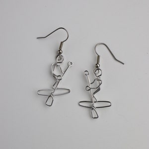 Paddleboard Earrings, Gift for Paddlers, Women, Girlfriend, SUP Stand Up Paddleboard