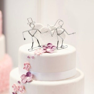 Snowboarders Wedding Cake Topper // Snowboard Gifts