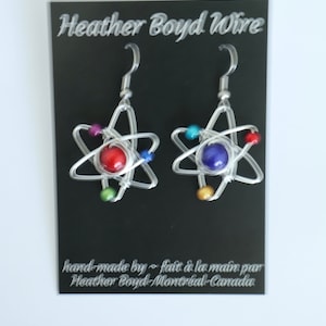 Atom Earrings // Big Bang Theory // Geek Gifts image 7