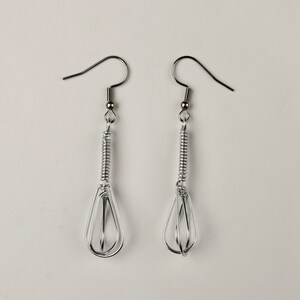 Whisk Earrings Wire Jewelry Gifts for Chefs and Bakers