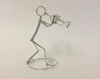 TRUMPET PLAYER ORNAMENT // Gift for Musicians