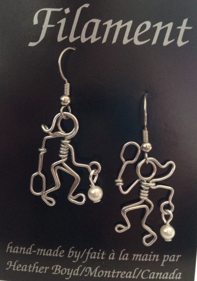 Tennis Player Earrings image 2