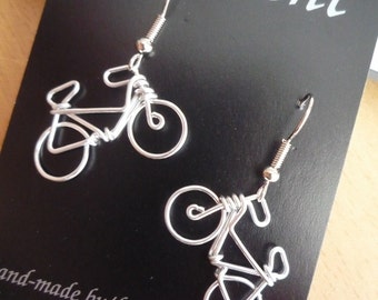 Bicycle Earrings // Gifts for Cyclists // Cycling Gift