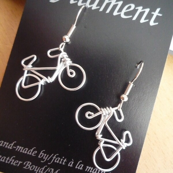 Bicycle Earrings // Gifts for Cyclists // Cycling Gift