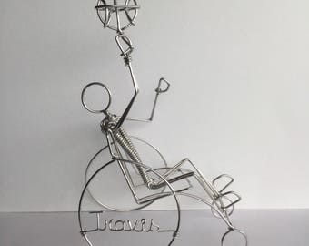 Wheelchair Basketball Player Ornament