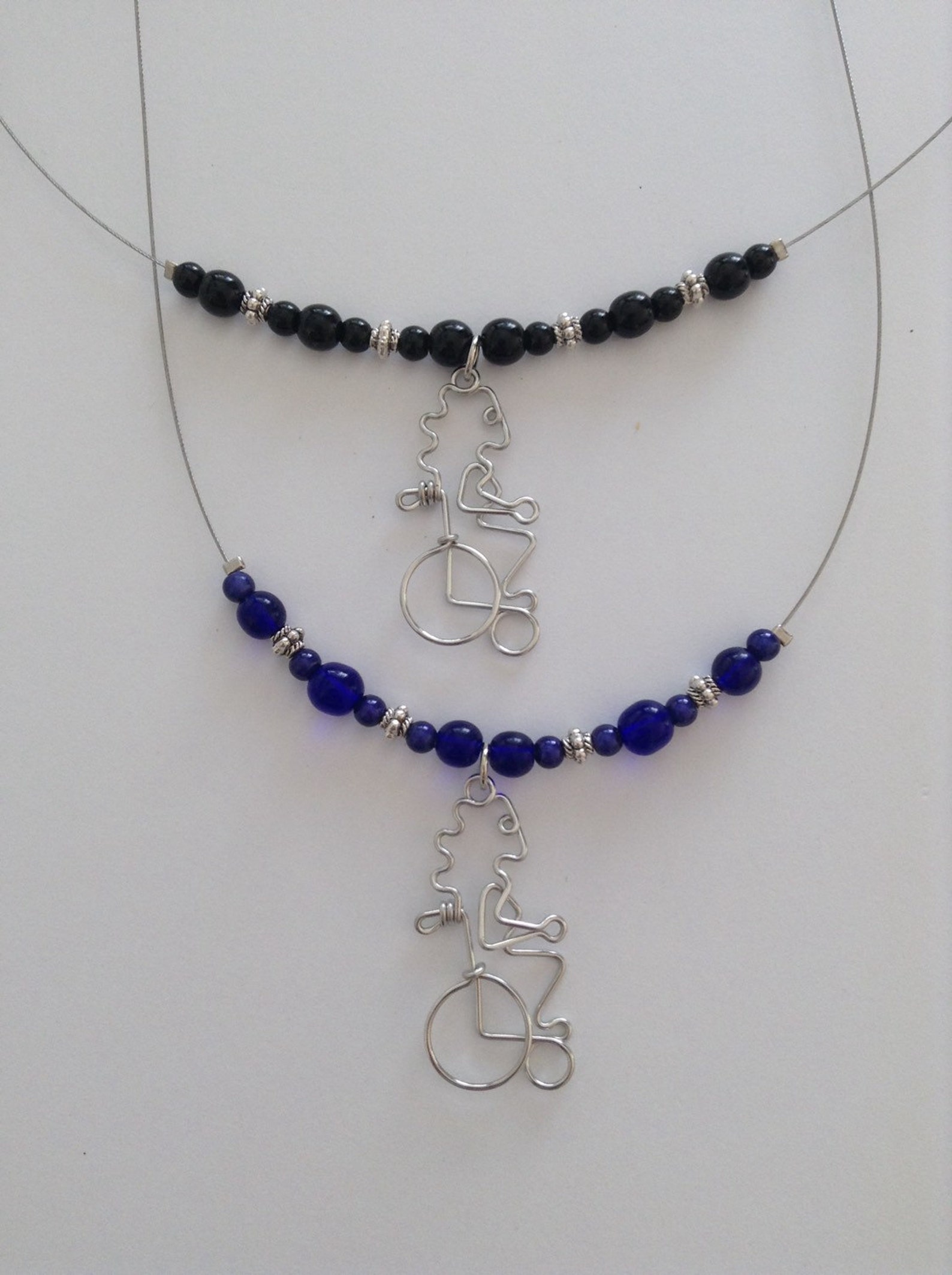 Woman in Wheelchair Necklace Etsy Canada