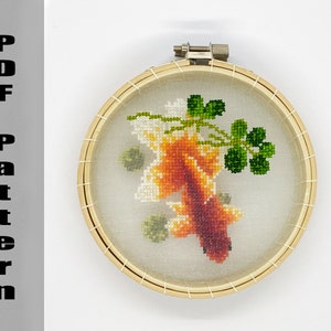 Cross Stitch Pattern: 3D Tokasin Goldfish Tank