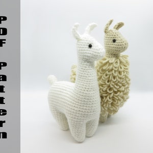 CROCHET PATTERN: Llama Amigurumi Plush image 1