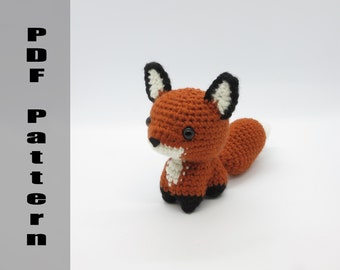 CROCHET PATTERN: Fox Amigurumi Plush
