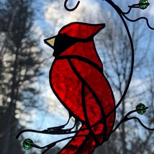 Stained glass cardinal image 2