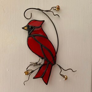 Stained glass cardinal image 7