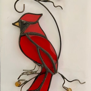 Stained glass cardinal image 6