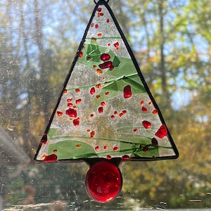 Stained Glass Confetti Christmas Tree