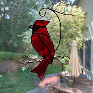 Stained glass cardinal image 9