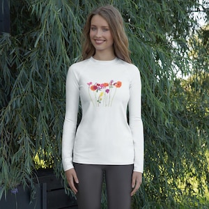 Women&#39;s Floral Rash Guard