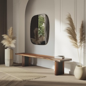 Asymmetrical wall mirror. Model M