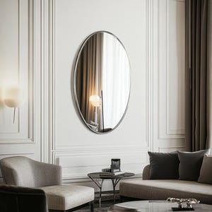 Asymmetrical wall mirror. Model K