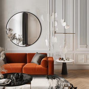 Asymmetrical wall mirror. Model CO