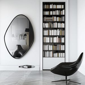 Asymmetrical wall mirror. Model D