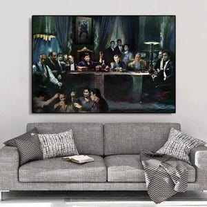 Film Pate Goodfellas Film Charakter Leinwand Gemälde Portrait Wand Kunst Poster Und Drucke Bild Wohnkultur