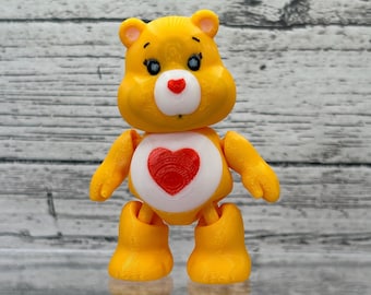 Care Bears Tenderheart Bear 3D Printed Articulated Flexible Action Figure Figurine - Care Bears Collection
