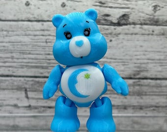 Care Bears Bedtime Bear 3D Printed Articulated Flexible Action Figure Figurine - Care Bears Collection