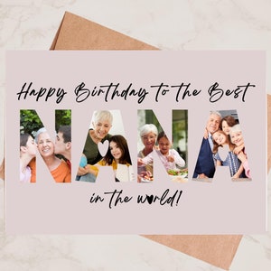 ナナの誕生日パーソナライズカード