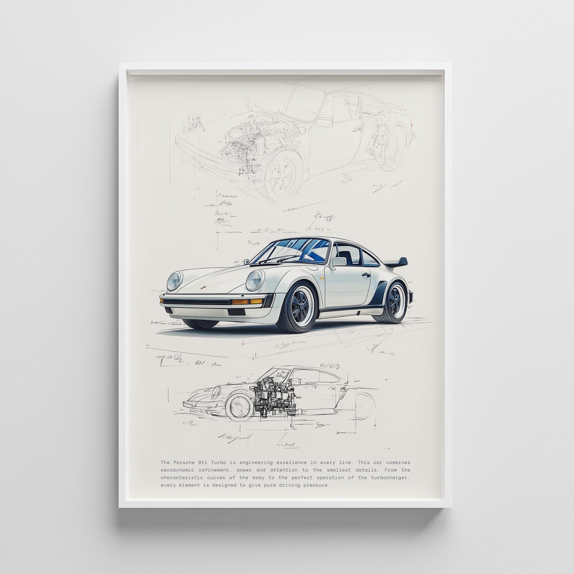 AFFICHE POSTER 61X91CM Tableaux Image Voitures De Course Voitures