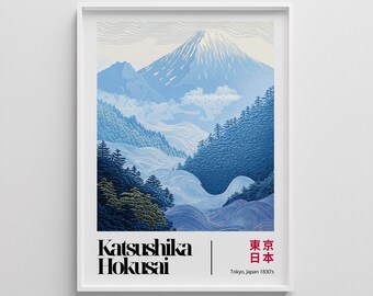 葛飾北斎 富士山 版画 葛飾北斎の富士山版画：日本のアート壁装飾 - Etsy 日本