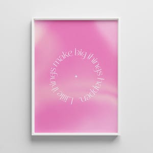 Good Things Aura Poster, Positive Energy Gradient Wall Art, Spiritual Digital Print, Vibrant Aura Manifestation Poster, Colorful Download
