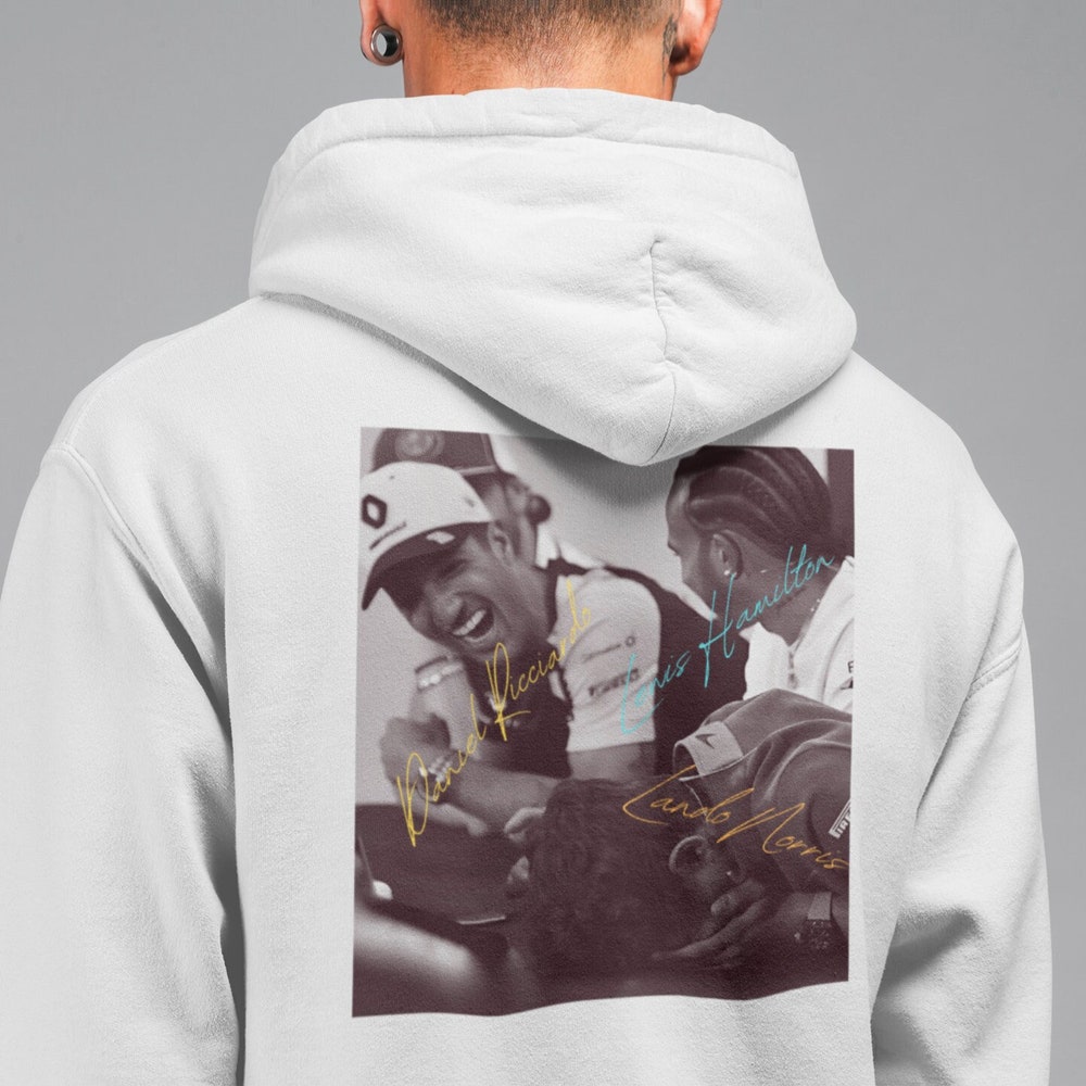 Norris, Ricciardo, Hamilton Hoodie, F1 Press Conference Hoodie, Formula One Hoodie, Norris Hoodie, Ricciardo Hoodie, Hamilton Hoodie Trendy Fashion