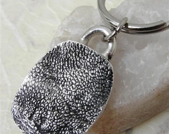 Dog Paw Keychain Personalized Cat Paw Key Chain Sterling Silver